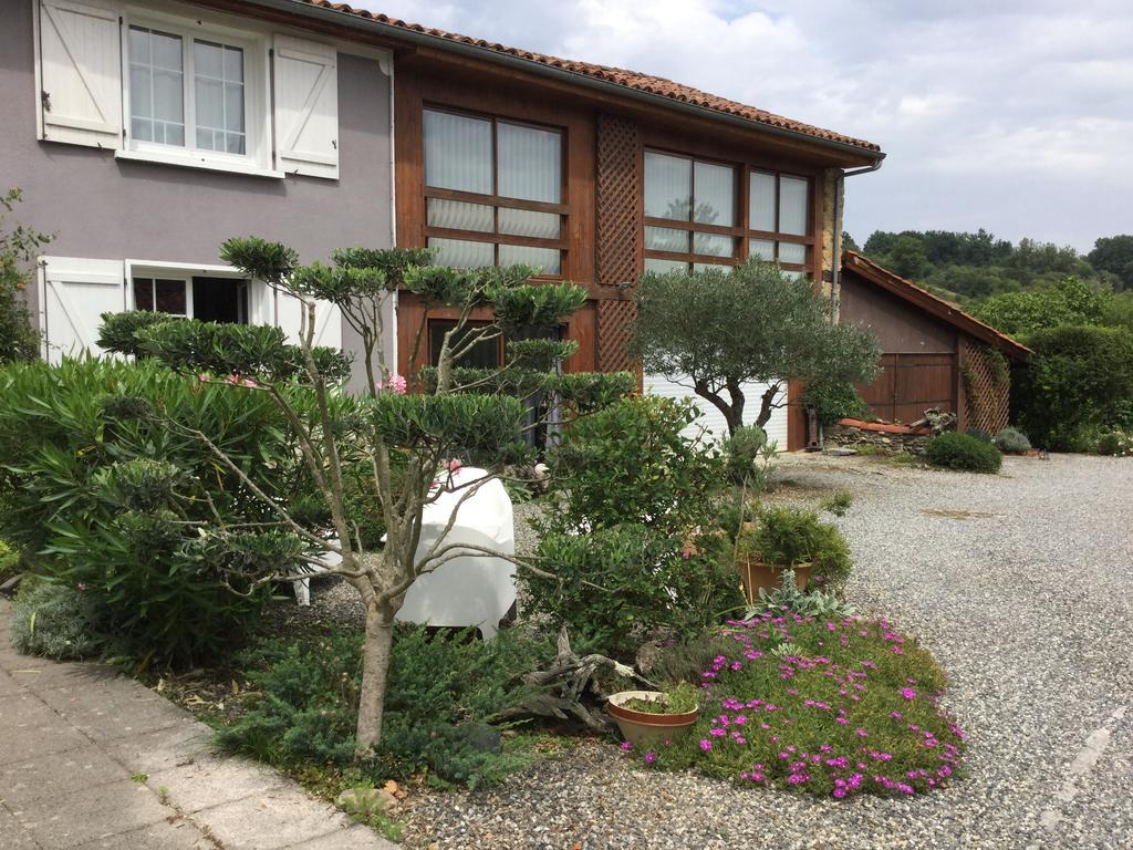 Bed and Breakfast Loft Atypique Villeneuve-de-Riviere Экстерьер фото