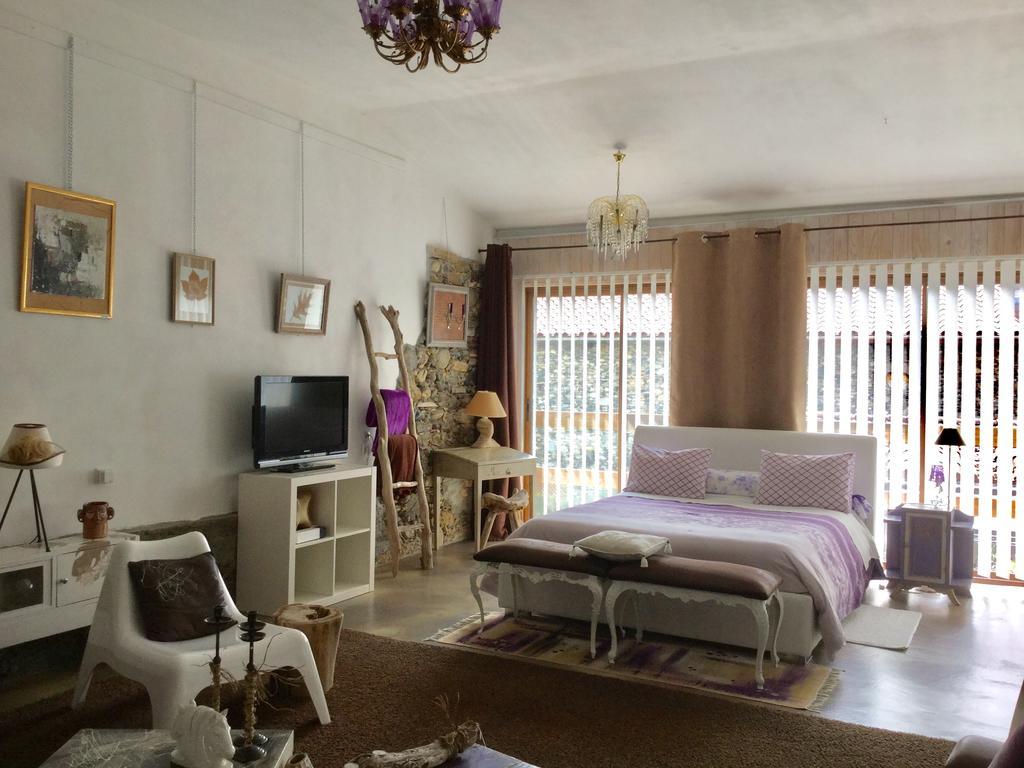 Bed and Breakfast Loft Atypique Villeneuve-de-Riviere Экстерьер фото